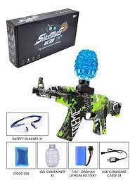 PISTOLA DE HIDROGEL M416 PILA VIOLETA